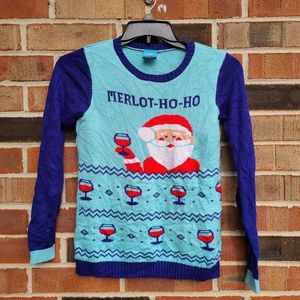 Norther Pole HoHoHo Merlot Sweater